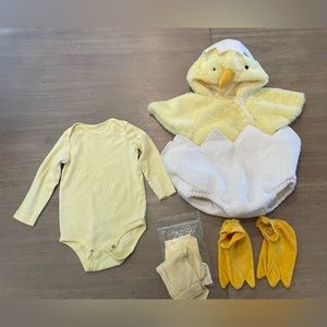 6-12M Pottery Barn Chick Costume - Adorable!